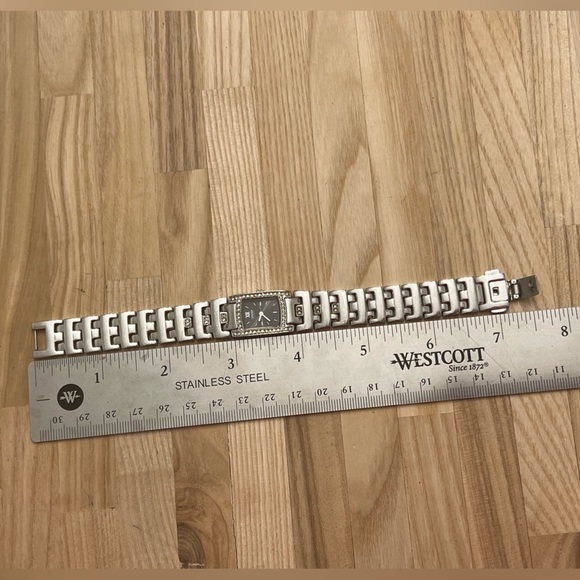 Citizen Eco-Drive Ladies Watch Crystal Black Dial Crystal and Stainless Bracelet - Picture 14 of 14